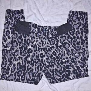Cheetah print skinny pants